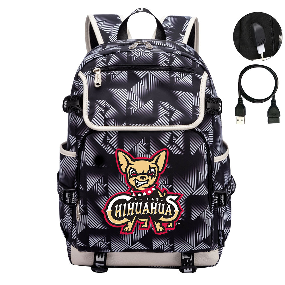 El Paso Chihuahuas Backpack School Notebook Travel Bags