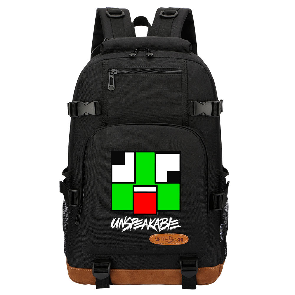 Game Unspeakable Frog Waterproof Backpack School Notebook Travel Bag