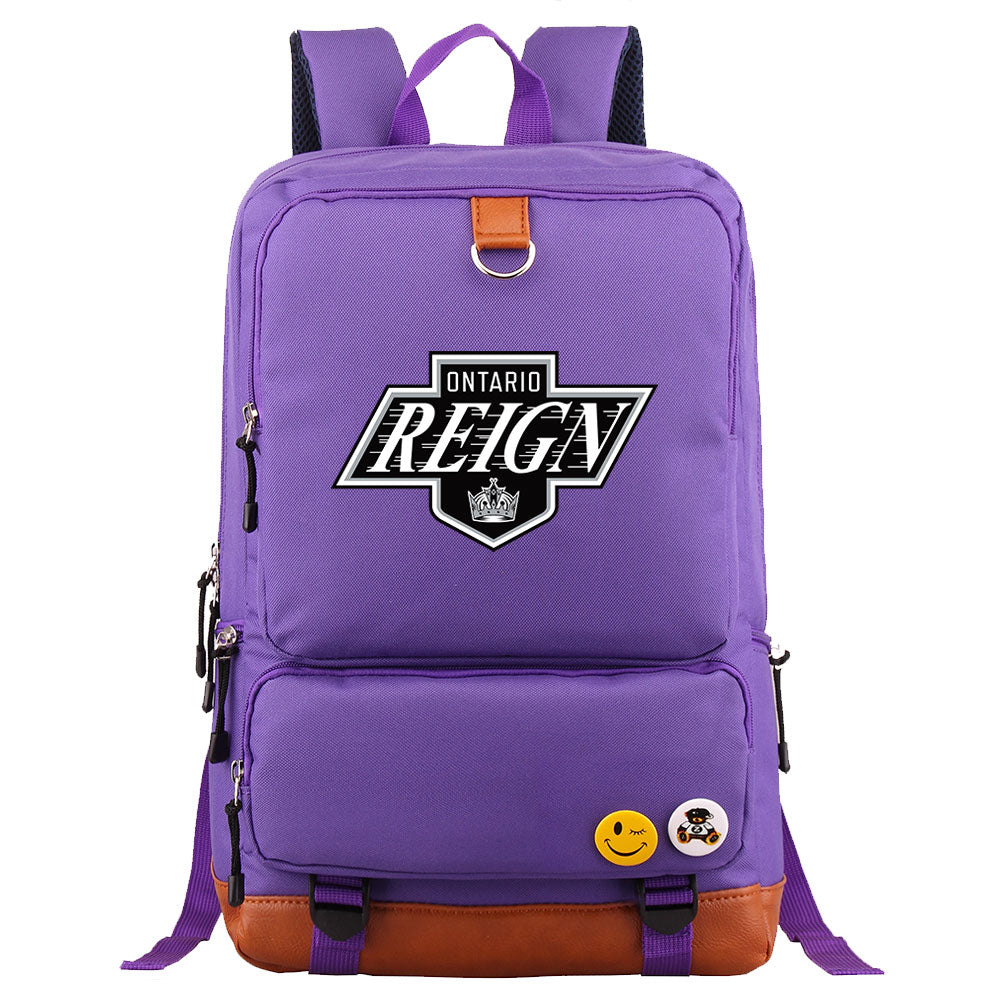 Ontario Reign Hockey Team Proof Backpack NoteBook Laptop School Bag