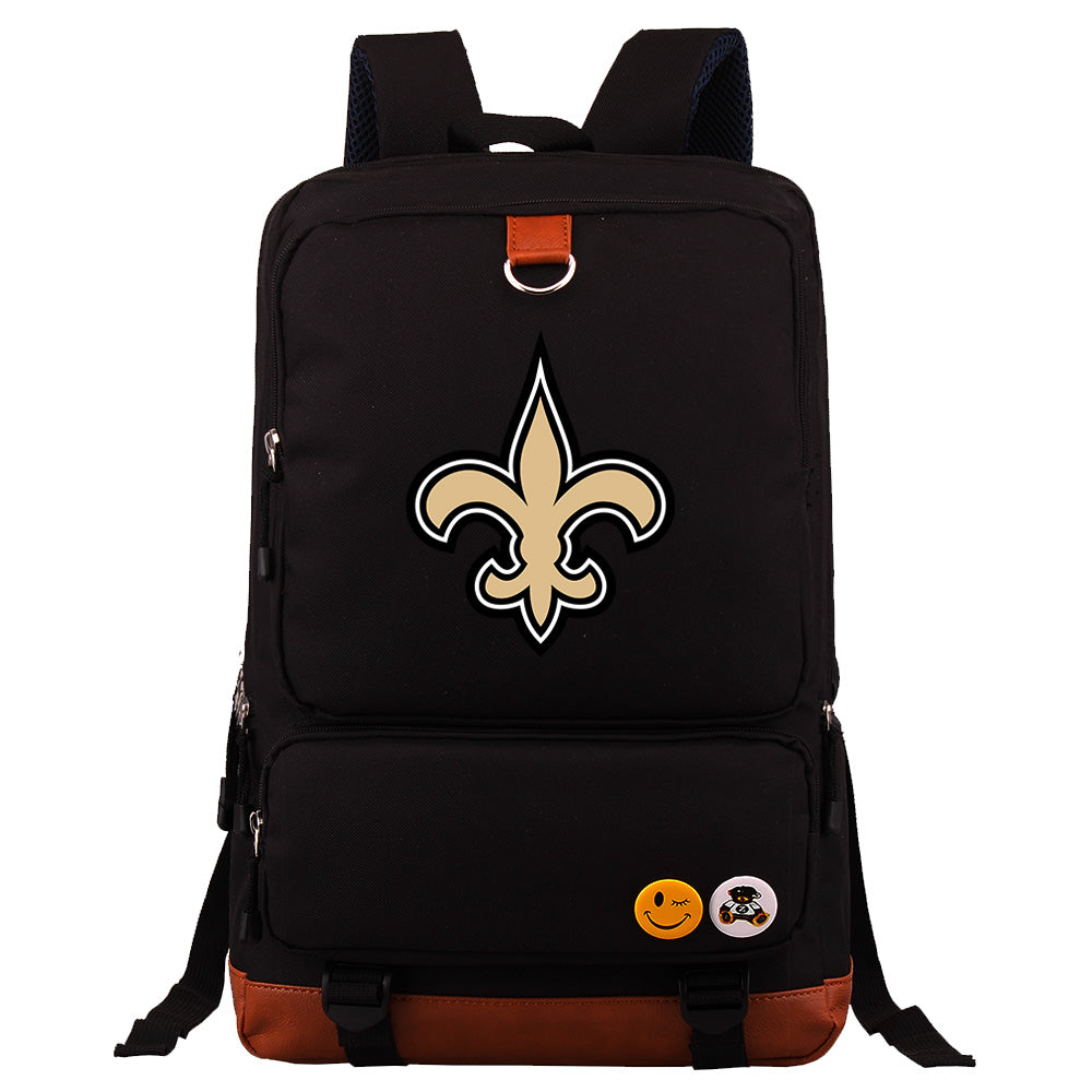 New Orleans Saints Football Team Rugby Proof Backpack NoteBook Laptop School Bag