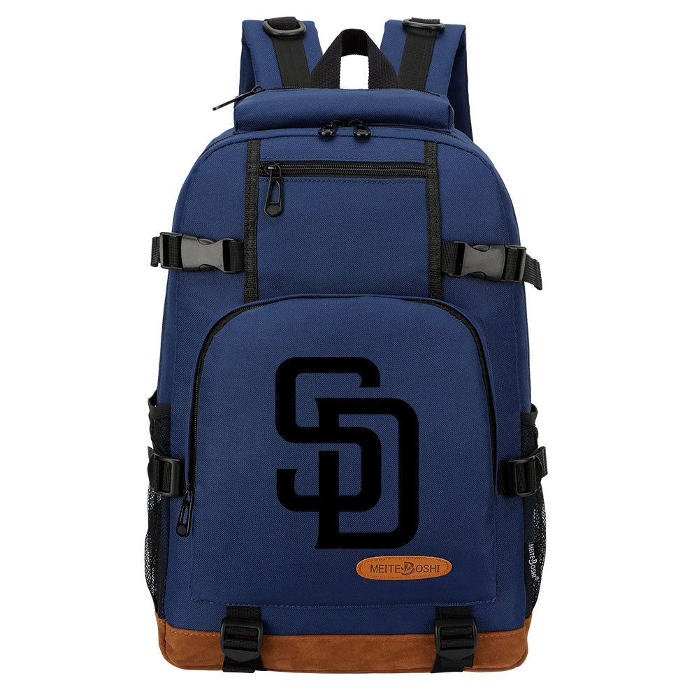 San Diego Padres Waterproof Backpack School Notebook Travel Bag