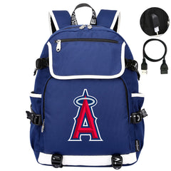 Los Angeles Angels Backpack School Notebook Travel Bags