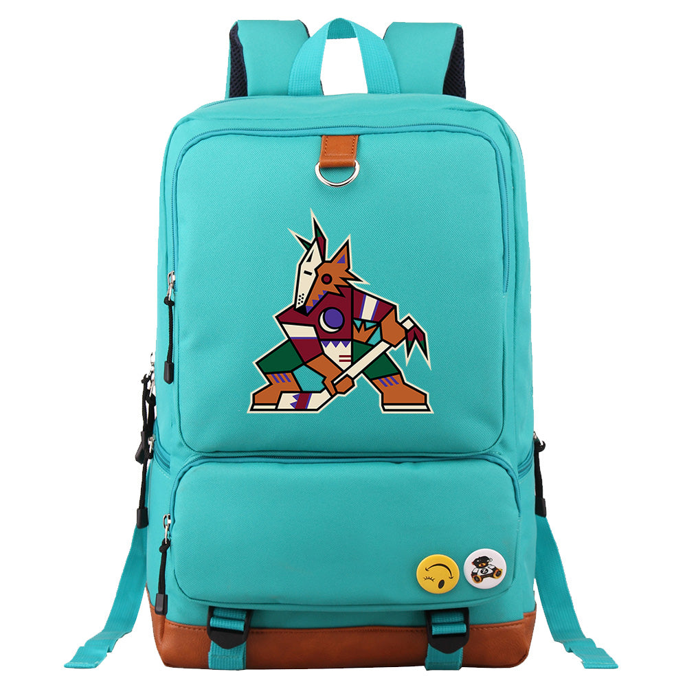 Arizona Coyotes Hockey Team Proof Backpack NoteBook Laptop School Bag