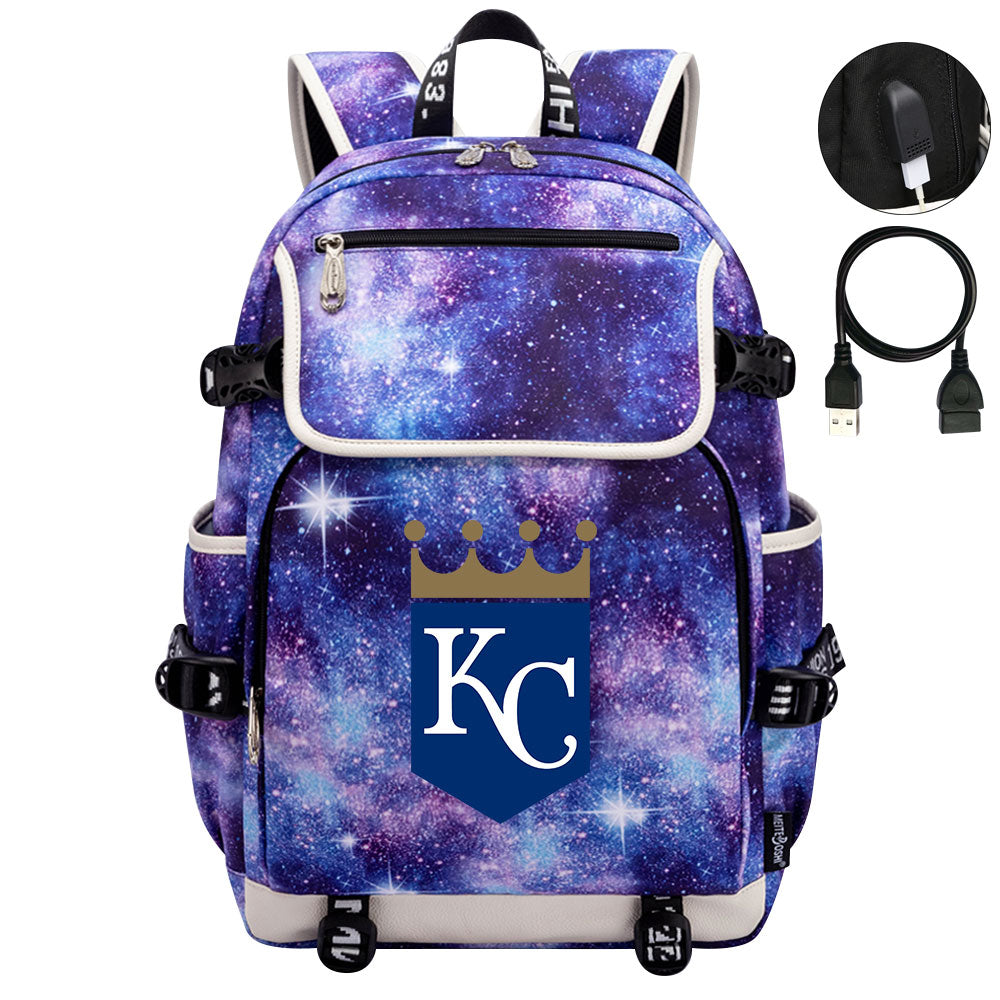 Kansas City Royals Backpack School Notebook Travel Bags