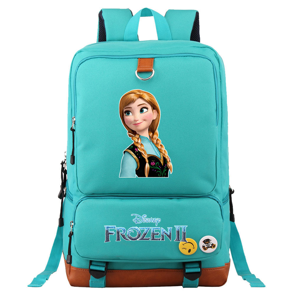 Frozen Elsa Anna Proof Backpack NoteBook Laptop School Bag