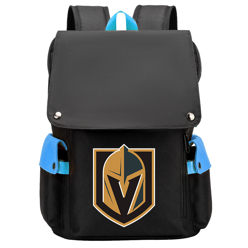 Vegas Golden Knights Hockey Team School Backpack Oxford Laptop Bag