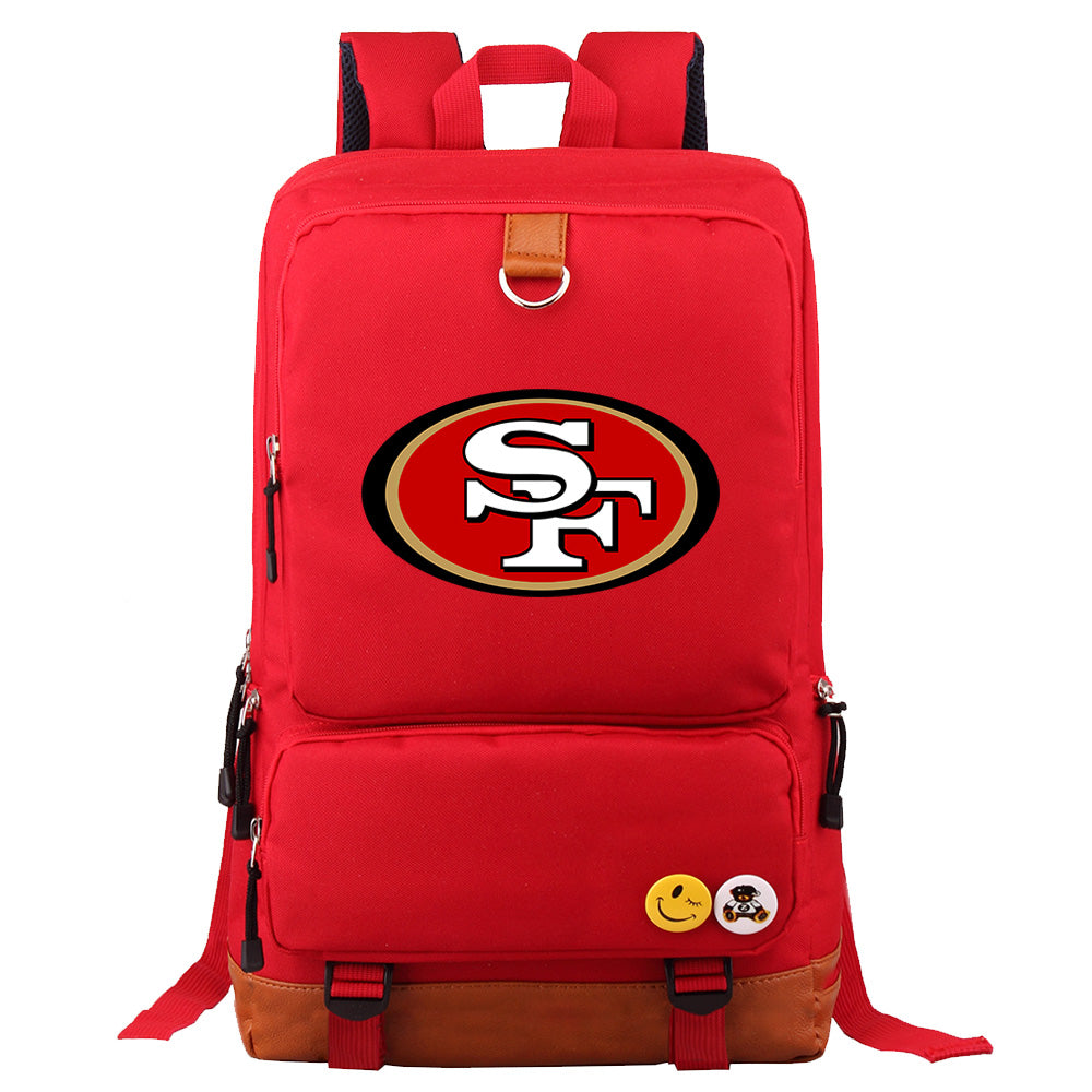 San Francisco 49ers Football Team Rugby Proof Backpack NoteBook Laptop School Bag