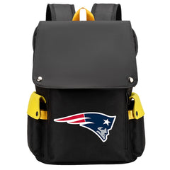 New England Patriots Football Team Rugby Laptop Backpack Oxford School Bag