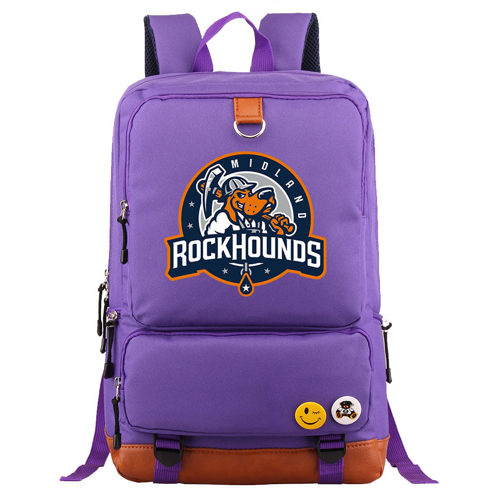 Midland RockHounds Water Proof Backpack NoteBook Laptop School Bag