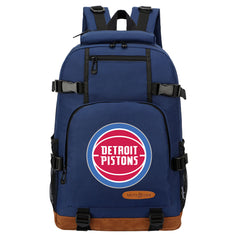 Detroit Pistons Waterproof Backpack School Notebook Travel Bag