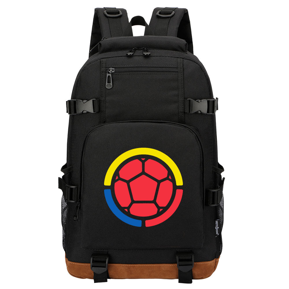 Football Team Waterproof Backpack School Notebook Travel Bag