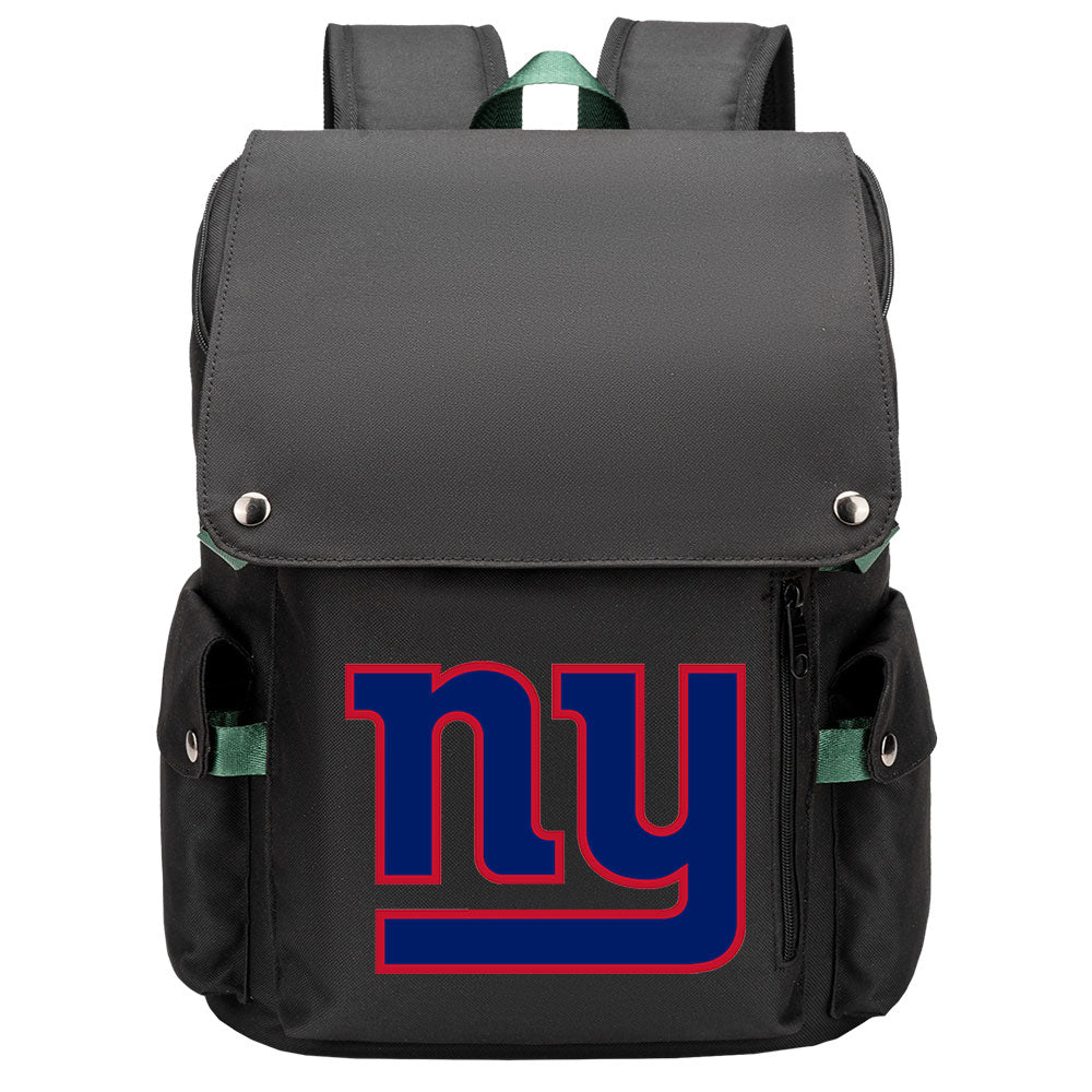 New York Giants Football Team Rugby Laptop Backpack Oxford School Bag
