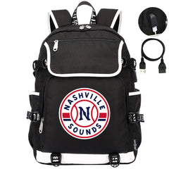 Nashville Sounds Backpack School Notebook Travel Bags