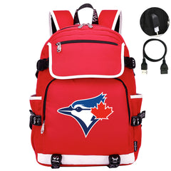 Toronto Blue Jays Backpack School Notebook Travel Bags