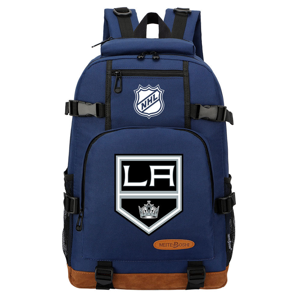 Los Angeles Kings Hockey League Waterproof Backpack School Notebook Travel Bag