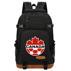Canada National Football Team Waterproof Backpack School Notebook Travel Bag