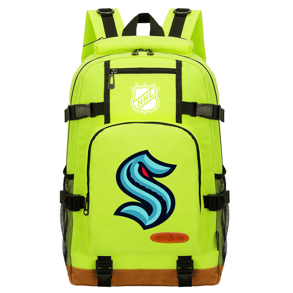 Seattle Kraken Hockey League  Waterproof Backpack School Notebook Travel Bag
