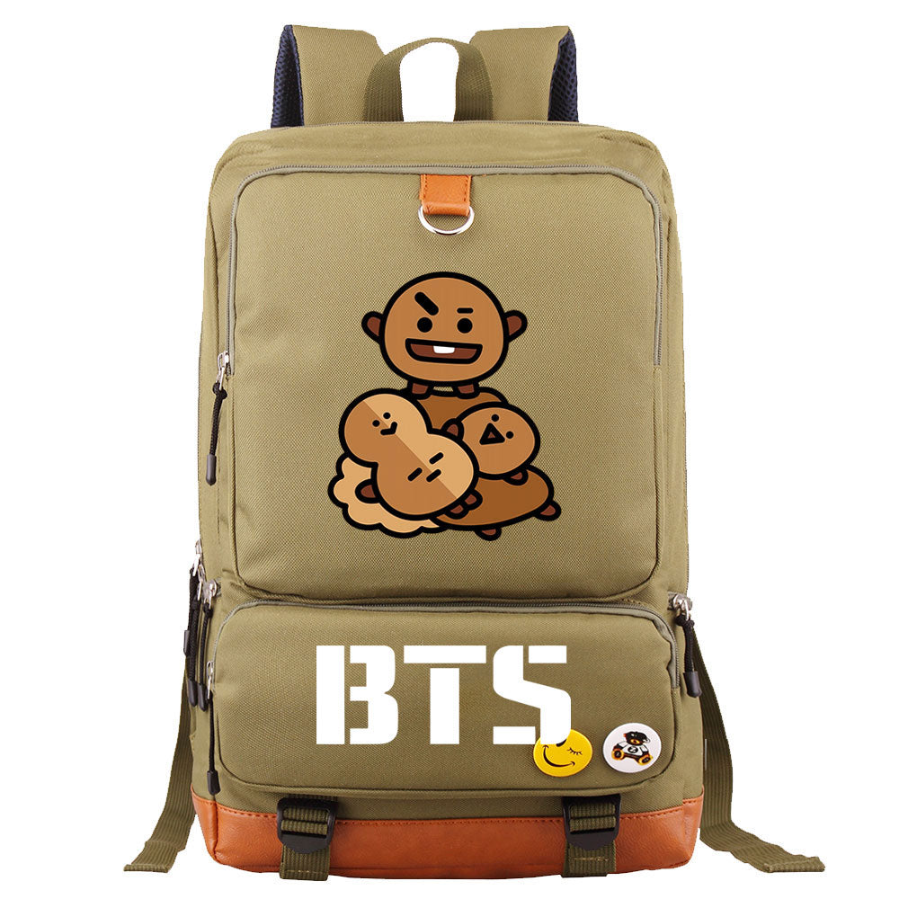 BTS Shooky Proof Backpack NoteBook Laptop School Bag