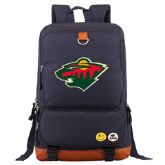 Minnesota Wild Hockey Team Proof Backpack NoteBook Laptop School Bag