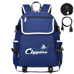 Columbus Clippers Backpack School Notebook Travel Bags