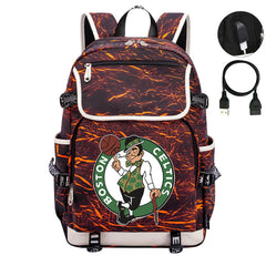 Boston Celtics Backpack School Notebook Travel Bags