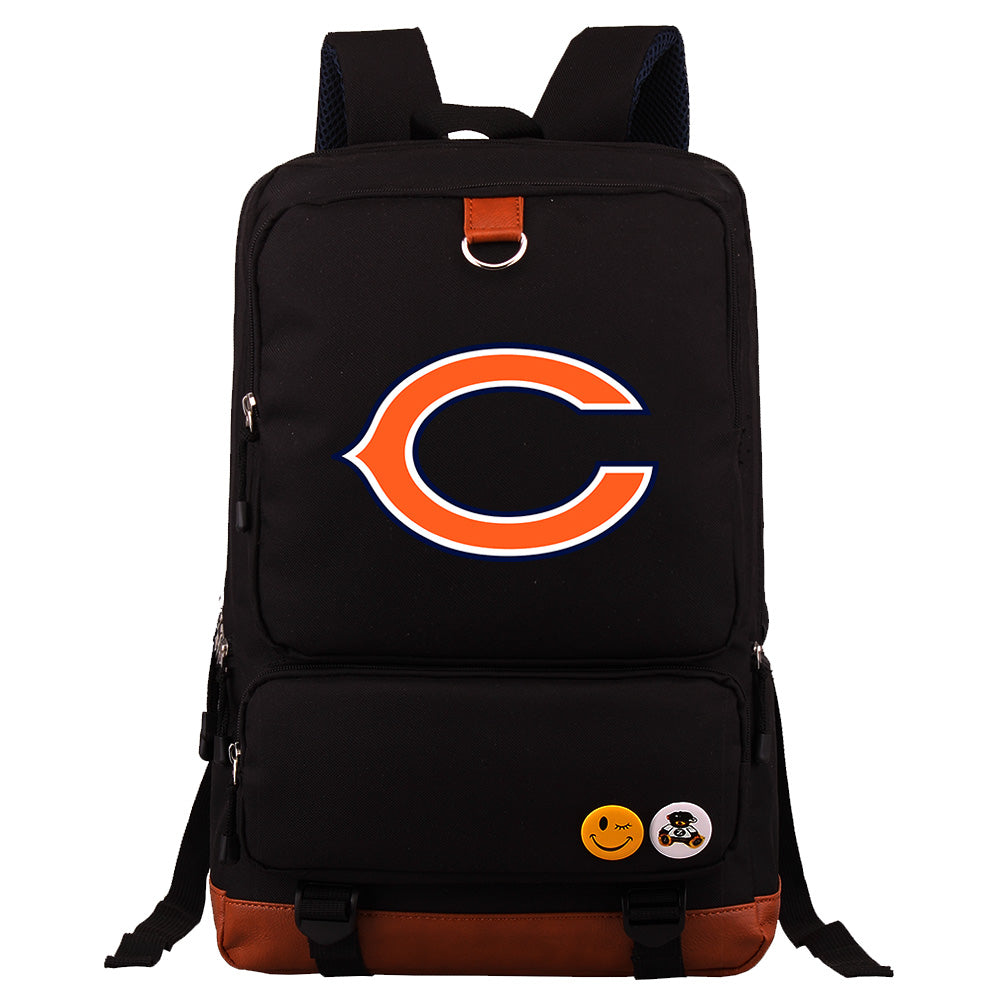 Chicago Bears Football Team Rugby Proof Backpack NoteBook Laptop School Bag