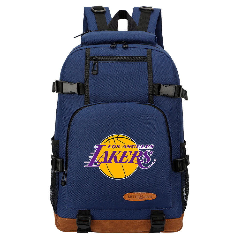 Los Angeles Lakers Waterproof Backpack School Notebook Travel Bag