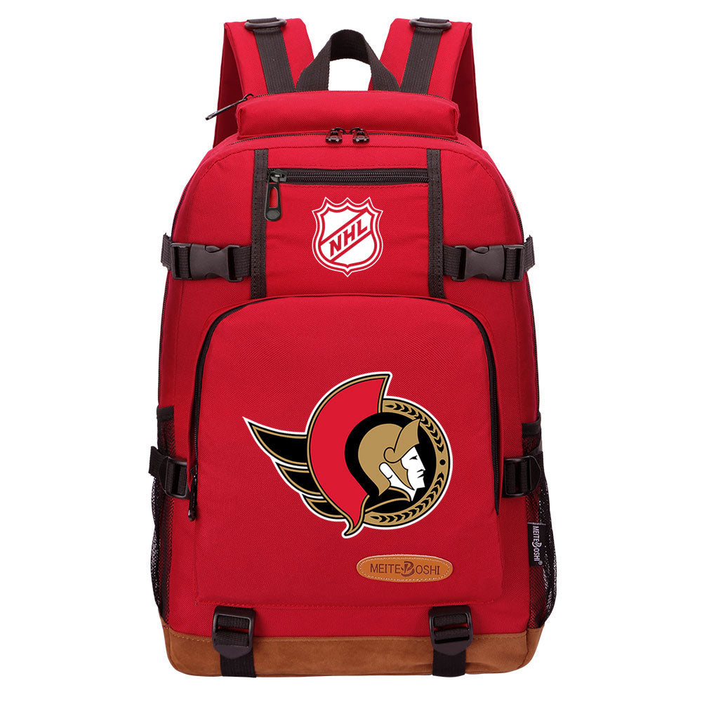 Ottawa Senators Hockey League  Waterproof Backpack School Notebook Travel Bag