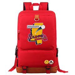 Mississippi Braves Water Proof Backpack NoteBook Laptop School Bag