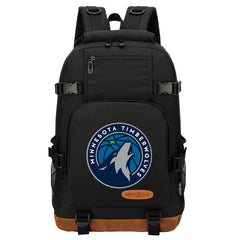 Minnesota Timberwolves Waterproof Backpack School Notebook Travel Bag