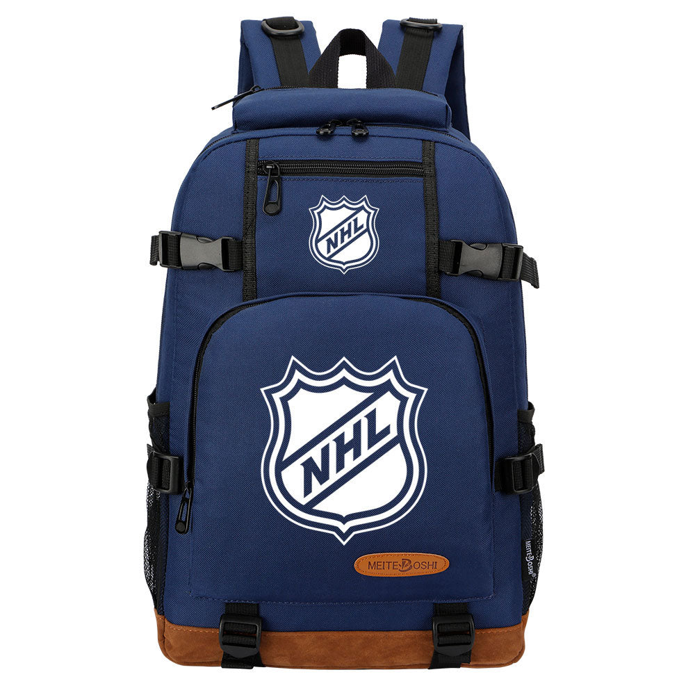 Hockey Team Waterproof Backpack School Notebook Travel Bag