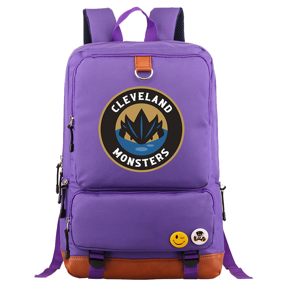 Cleveland Monsters Hockey Team Proof Backpack NoteBook Laptop School Bag