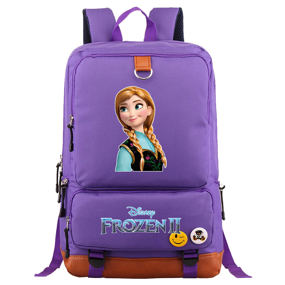 Frozen Elsa Anna Proof Backpack NoteBook Laptop School Bag