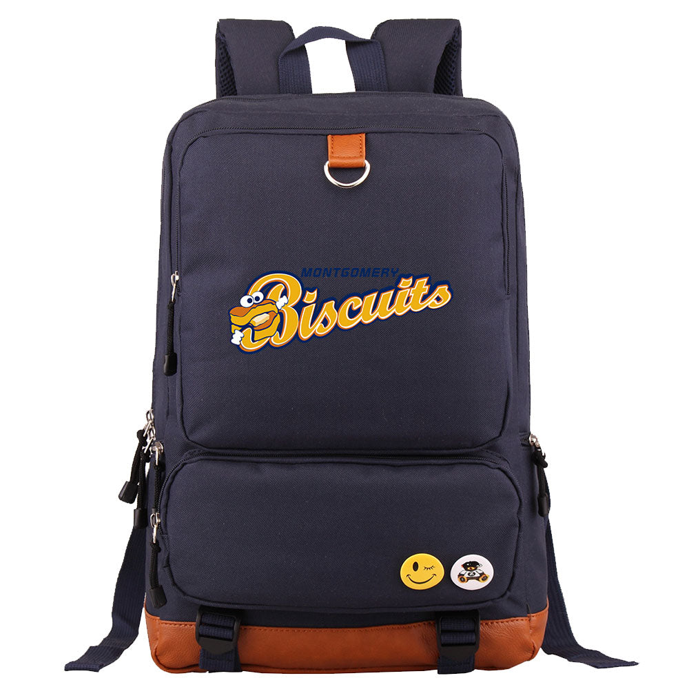 Montgomery Biscuits Proof Backpack NoteBook Laptop School Bag