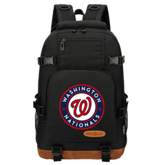 Washington Nationals Waterproof Backpack School Notebook Travel Bag