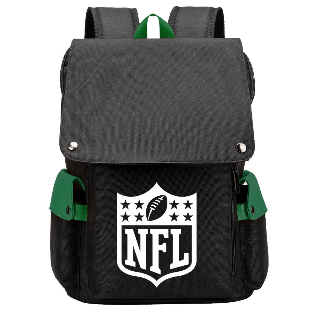 Football Team Rugby Laptop Backpack Oxford School Bag