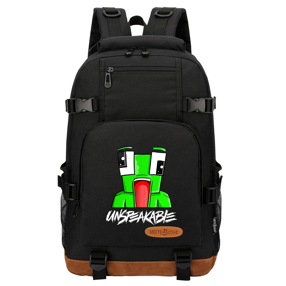 Game Unspeakable Frog Waterproof Backpack School Notebook Travel Bag