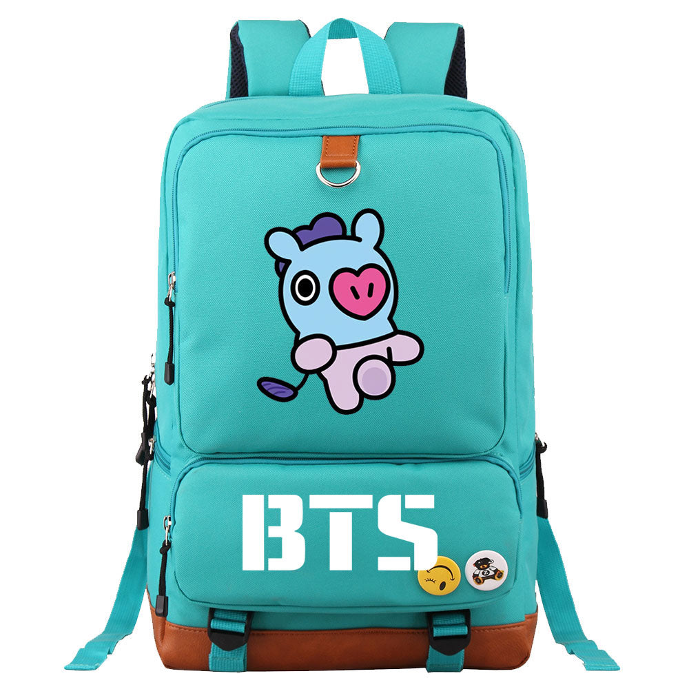 BTS Mang Proof Backpack NoteBook Laptop School Bag