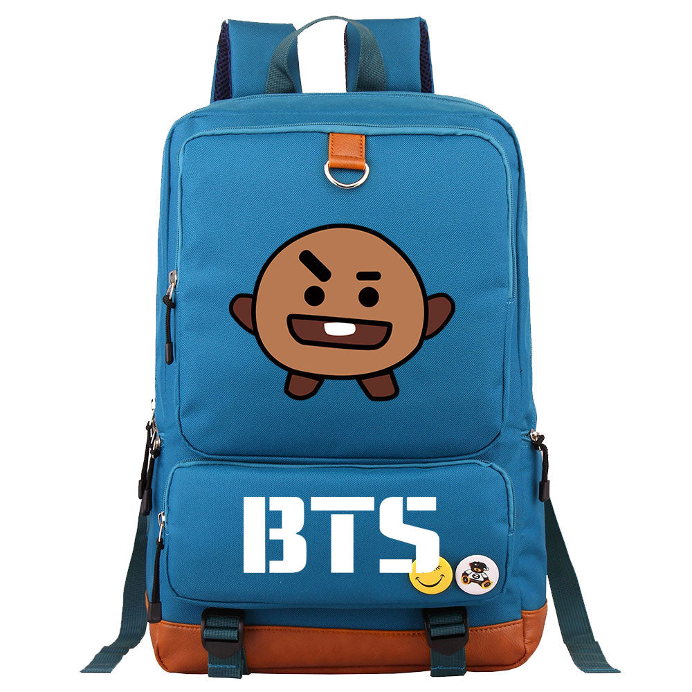 BTS Shooky Proof Backpack NoteBook Laptop School Bag