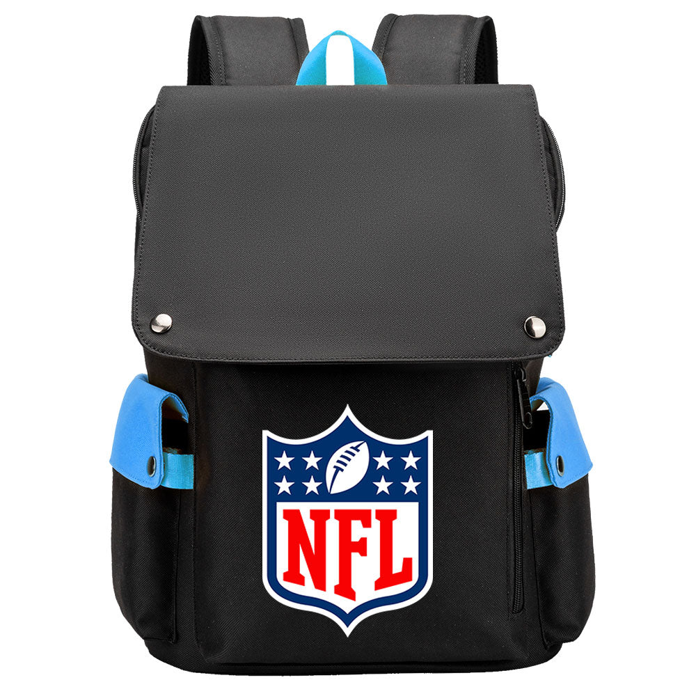 Football Team Rugby Laptop Backpack Oxford School Bag