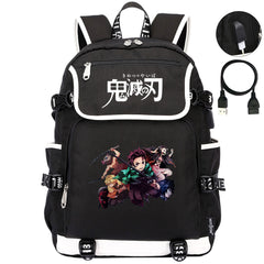 Demon Slayer Kimetsu No Yaiba Backpack School Notebook Travel Bags