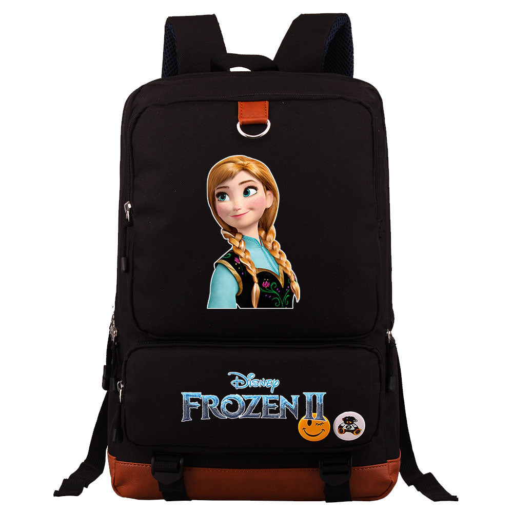 Frozen Elsa Anna Proof Backpack NoteBook Laptop School Bag