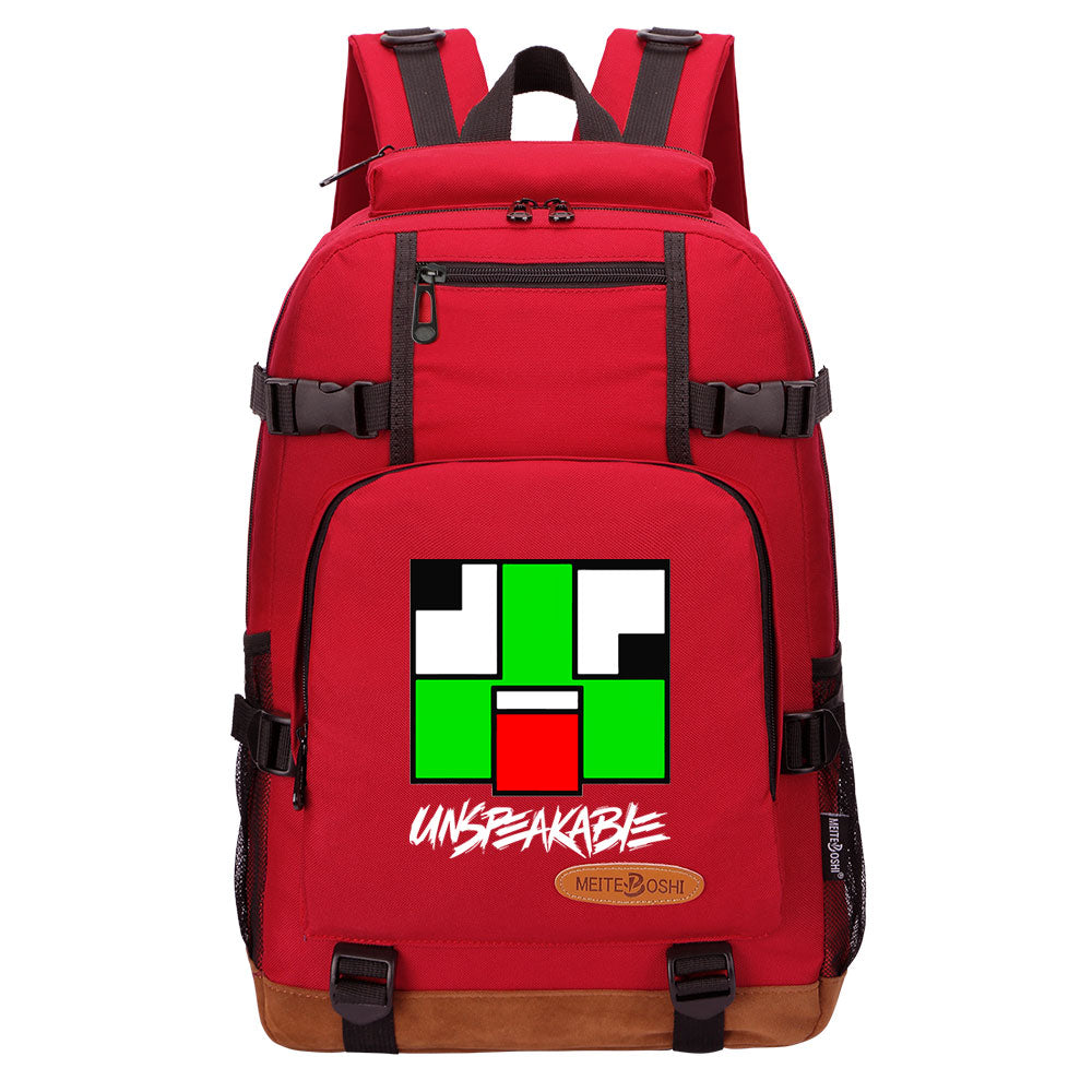 Game Unspeakable Frog Waterproof Backpack School Notebook Travel Bag