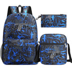 San Antonio Spurs Basketball School Backpack Shoulder Bag Pencil Bags 3pcs Set