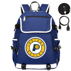 Indiana Pacers Backpack School Notebook Travel Bags