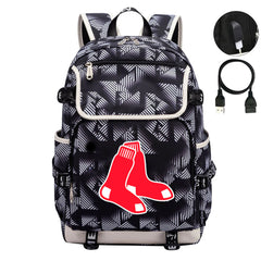 Boston Red Sox Backpack School Notebook Travel Bags