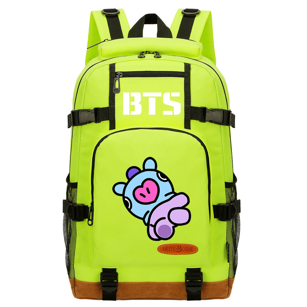 Kpop BTS  Mang J hope Waterproof Backpack School Notebook Travel Bag