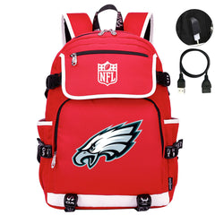 Philadelphia Eagles Football Rugby Backpack School Notebook Travel Bags