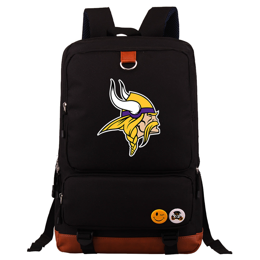 Minnesota Vikings Football Team Rugby Proof Backpack NoteBook Laptop School Bag