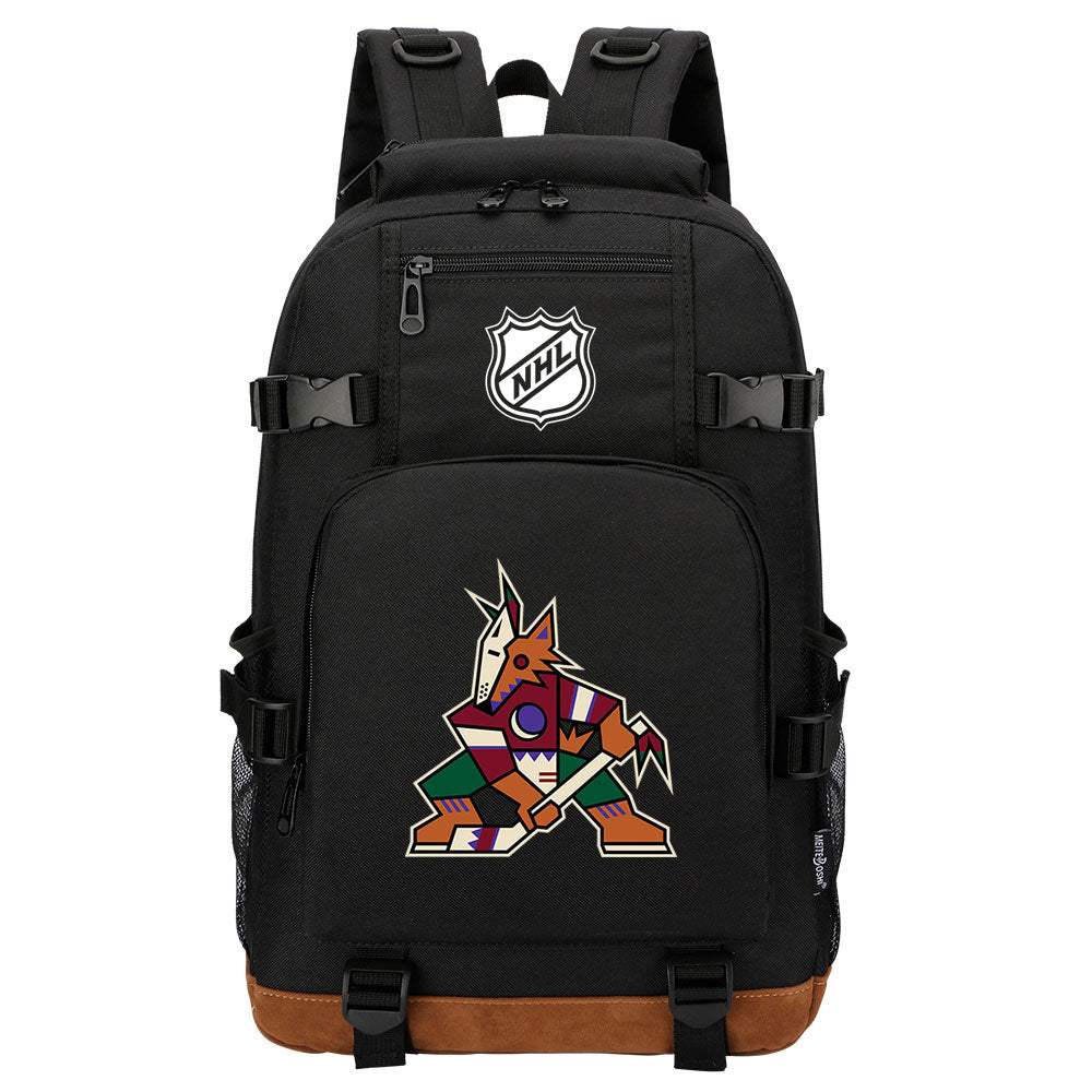 Arizona Coyotes Hockey League Waterproof Backpack School Notebook Travel Bag